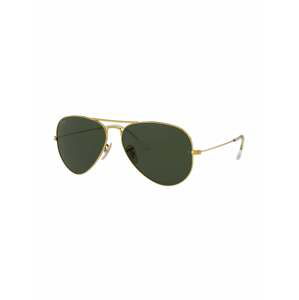 Ray-Ban Slnečné okuliare 'Aviator'  zlatá / tmavozelená