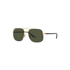 Ray-Ban Slnečné okuliare '0RB369956001/51'  zlatá / zelená / čierna