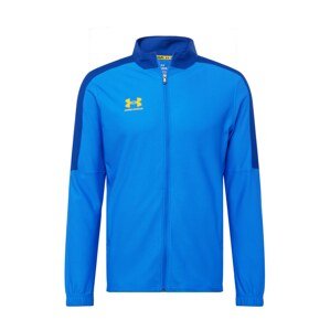 UNDER ARMOUR Športová bunda 'Challenger'  modrá / azúrová / žltá