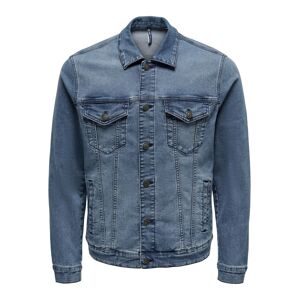 Only & Sons Prechodná bunda 'Coin'  modrá denim