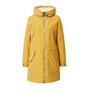 JACK WOLFSKIN Zimná parka 'ROCKY POINT'  tmavožltá / biela