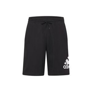 ADIDAS SPORTSWEAR Športové nohavice 'Essentials'  čierna / biela