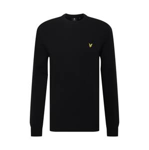 Lyle & Scott Sveter  zlatá žltá / čierna melírovaná