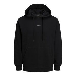 JACK & JONES Mikina 'BLAKAM'  čierna / biela