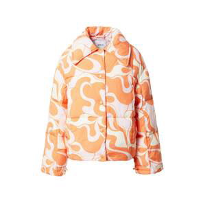 Envii Prechodná bunda 'BUBBLE'  oranžová / svetloružová / biela