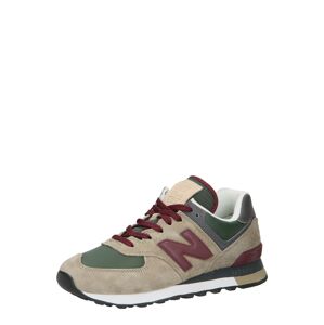 new balance Nízke tenisky '574'  kamenná / tmavozelená / burgundská / biela