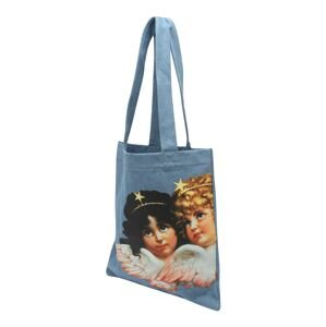 Fiorucci Shopper  modrá denim / koňaková / svetlosivá / čierna