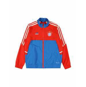 ADIDAS PERFORMANCE Športová bunda  modrá / červená / biela