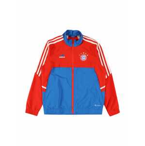 ADIDAS PERFORMANCE Športová bunda  modrá / červená / biela