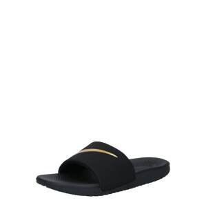 NIKE Plážové / kúpacie topánky 'Kawa'  zlatá / čierna