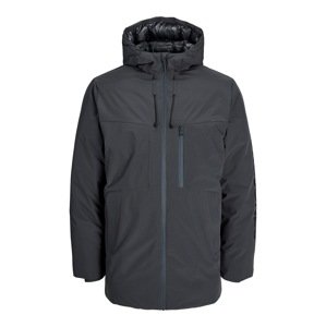 JACK & JONES Zimná bunda 'JJPayne'  čadičová / čierna
