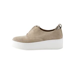 Next Slip-on obuv  tmavošedá / biela