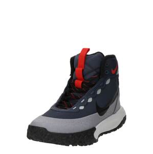 Nike Sportswear Snehule 'Hikeda'  námornícka modrá / sivá / červená / čierna