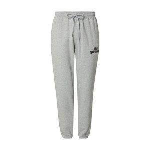 Nike Sportswear Nohavice 'CLUB'  sivá / čierna / biela