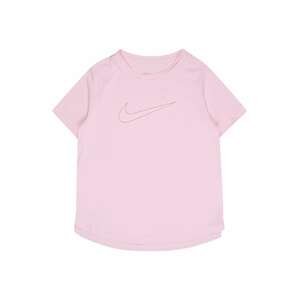 NIKE Funkčné tričko  ružová / ružová / biela