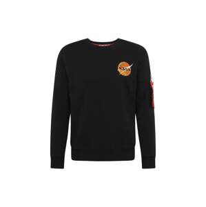 ALPHA INDUSTRIES Mikina 'NASA'  zlatá žltá / oranžová / čierna