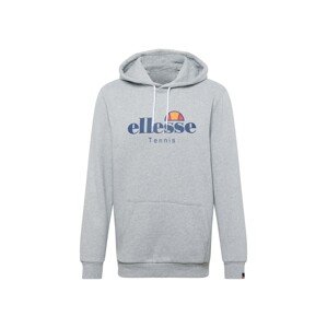 ELLESSE Športová mikina  námornícka modrá / sivá melírovaná / oranžová / červená