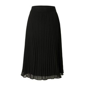 DKNY Sukňa 'PULL ON PLEATED MAXI SKIRT'  čierna