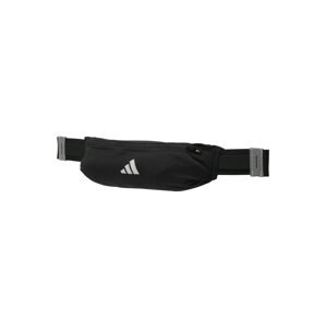 ADIDAS PERFORMANCE Športová ľadvinka 'Running Belt Waist'  svetlosivá / čierna