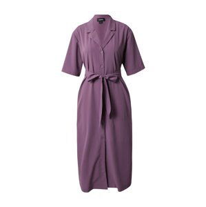 Monki Košeľové šaty  fialová