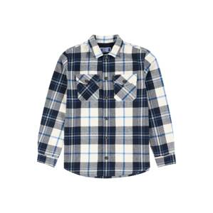 Jack & Jones Junior Košeľa  tmavomodrá / svetlomodrá / sivá melírovaná / šedobiela