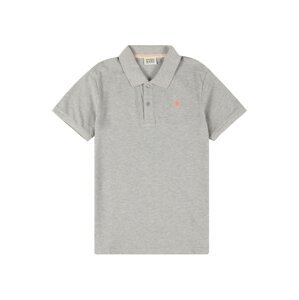 SCOTCH & SODA Tričko  sivá melírovaná / oranžová