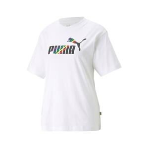 PUMA Funkčné tričko 'Love Is Love'  žltá / červená / čierna / biela