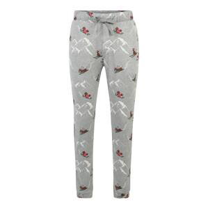 Gilly Hicks Pyžamové nohavice  sivá / zelená / červená / biela