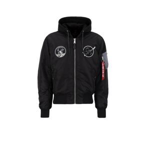 ALPHA INDUSTRIES Prechodná bunda  krvavo červená / čierna / biela