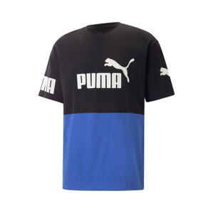 PUMA Tričko 'POWER'  kráľovská modrá / čierna / biela