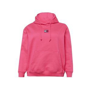 Tommy Jeans Curve Mikina  námornícka modrá / fuksia / jasne červená / biela