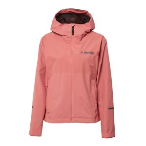 ADIDAS TERREX Outdoorová bunda  petrolejová / lososová