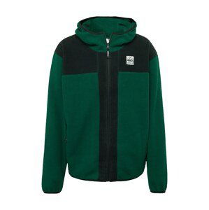 ADIDAS ORIGINALS Flisová bunda 'Adventure Fc Full Zip Polar Fleece'  tmavozelená / čierna / biela