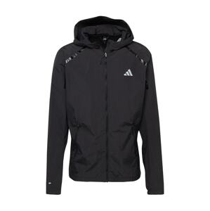 ADIDAS PERFORMANCE Športová bunda 'Marathon Warm-Up'  čierna / biela