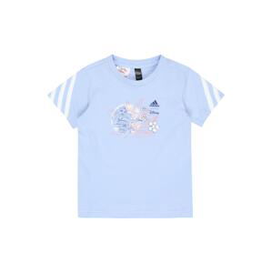 ADIDAS SPORTSWEAR Funkčné tričko 'Disney Moana'  námornícka modrá / svetlomodrá / ružové zlato / biela