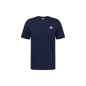 ADIDAS SPORTSWEAR Funkčné tričko 'Essentials'  tmavomodrá / biela