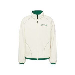 ADIDAS ORIGINALS Flisová bunda 'Adventure Fc Reversible Polar Half Zip'  smaragdová / biela