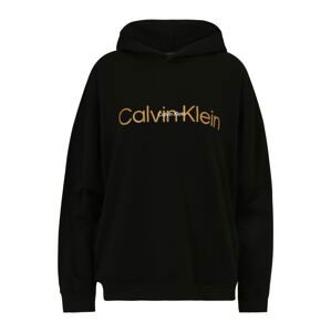 Calvin Klein Mikina  svetložltá / sivá / čierna