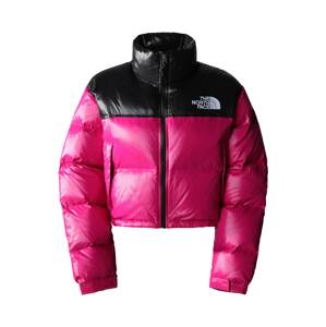 THE NORTH FACE Prechodná bunda 'Nuptse'  fuksia / čierna / biela