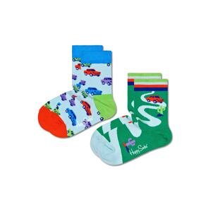 Happy Socks Ponožky  svetlomodrá / zelená / zmiešané farby