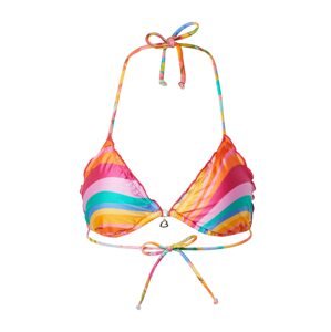 Banana Moon Bikinový top  nefritová / oranžová / rosé / červená