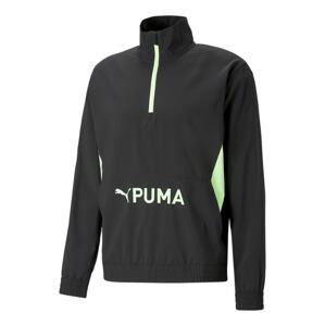 PUMA Športová bunda  neónovo zelená / čierna