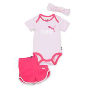 PUMA Set  fuksia / pastelovo ružová / biela