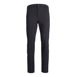 JACK & JONES Chino nohavice 'OLLIE BENJI'  čierna