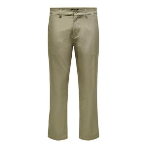 Only & Sons Chino nohavice 'Edge'  kaki