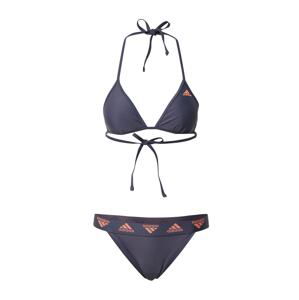 ADIDAS SPORTSWEAR Športové bikiny 'Triangle'  námornícka modrá / oranžová