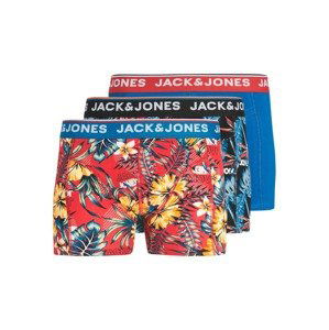 Jack & Jones Junior Nohavičky 'Azores'  azúrová / červená