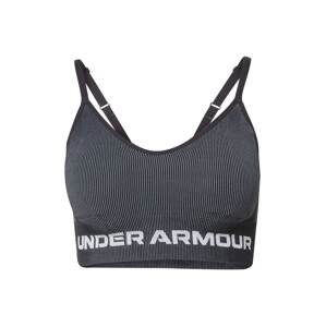 UNDER ARMOUR Športová podprsenka  čierna / šedobiela