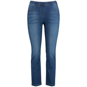 SAMOON Jeggings  modrá denim