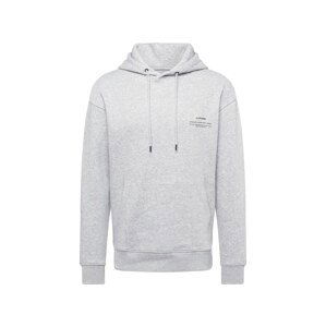 JACK & JONES Mikina 'Felix'  svetlosivá / čierna